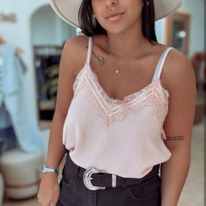 Musculosa lencera ROSA